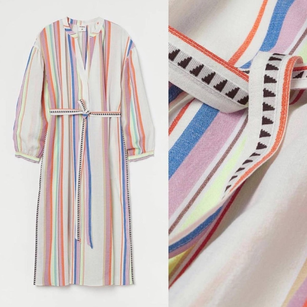 H&M × Lemlem Kaftan Dress Colorful - Picture 12 of 13